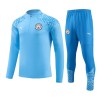 Manchester City Trainings Sweatshirt Quarter-zip 2023-24 Blauwe - Heren